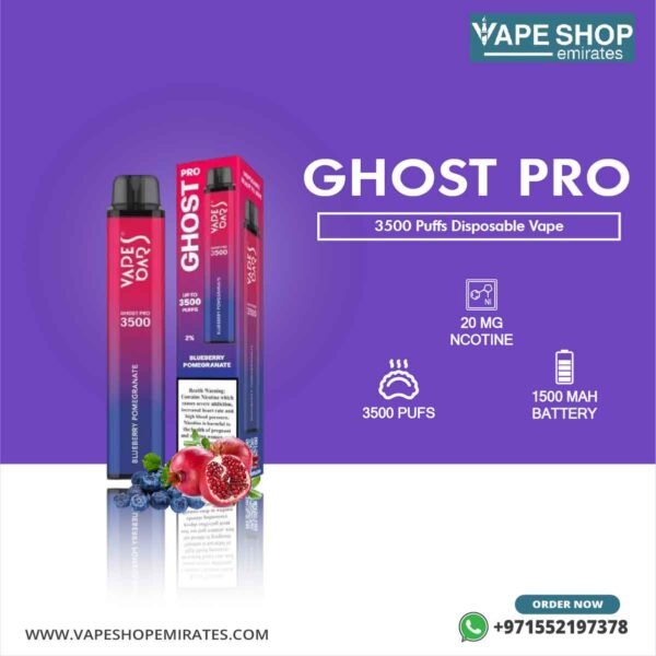 Ghost Pro 3500 Puffs Disposable Vape in UAE - Image 5