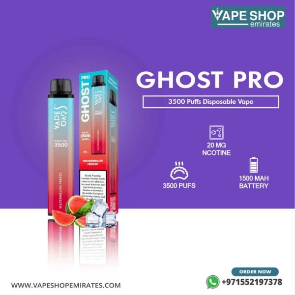 Ghost Pro 3500 Puffs Disposable Vape in UAE - Image 3