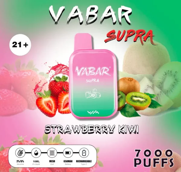 Vabar Supra 7000 Puffs Disposable Vape in Dubai UAE - Image 7