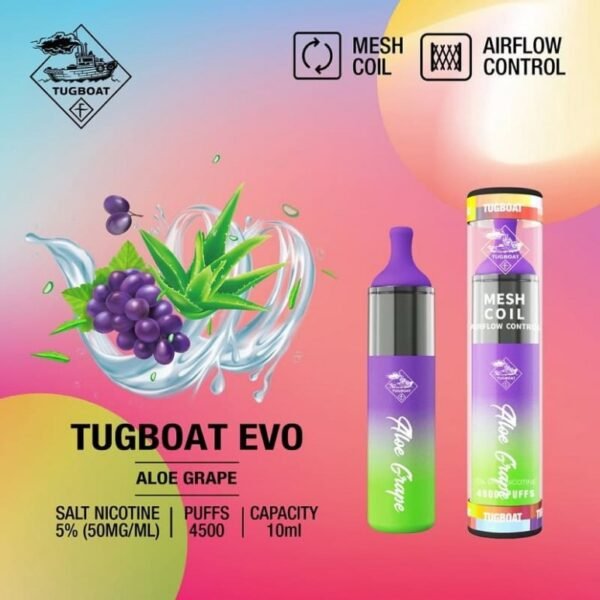 Tugboat Evo 4500 Puffs Disposable Vape in Dubai UAE - Image 11
