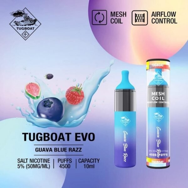 Tugboat Evo 4500 Puffs Disposable Vape in Dubai UAE - Image 8