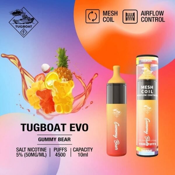 Tugboat Evo 4500 Puffs Disposable Vape in Dubai UAE - Image 7