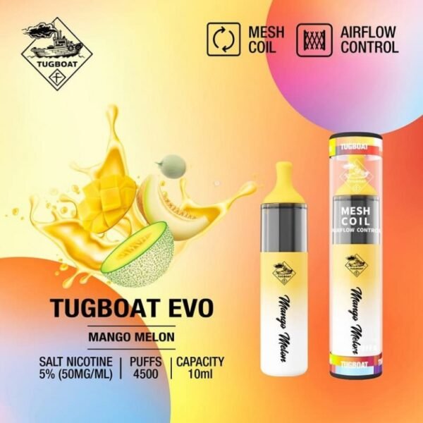 Tugboat Evo 4500 Puffs Disposable Vape in Dubai UAE - Image 5