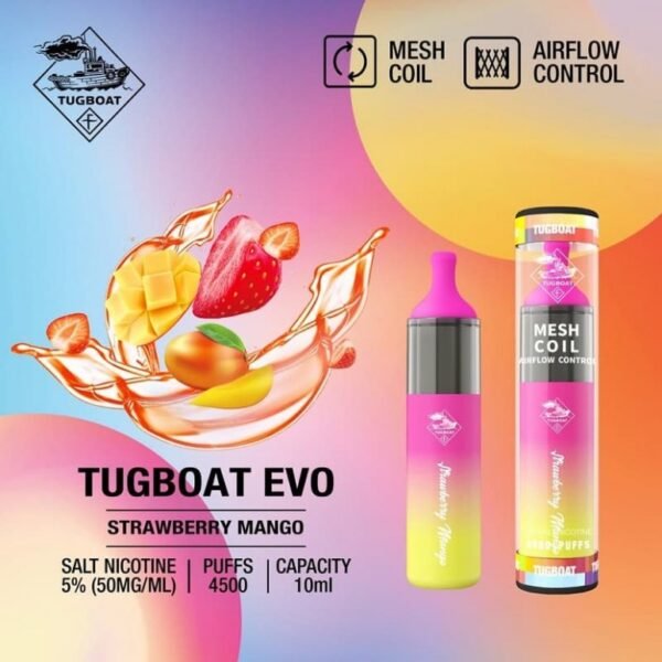 Tugboat Evo 4500 Puffs Disposable Vape in Dubai UAE - Image 3