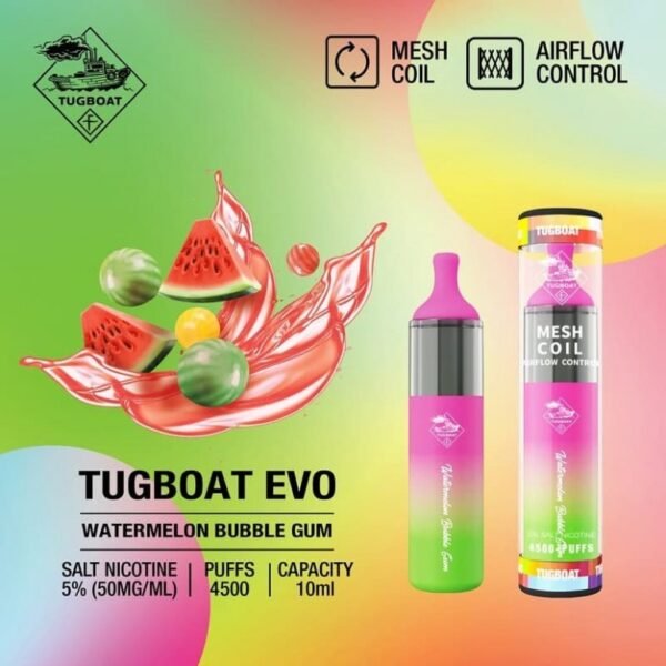 Tugboat Evo 4500 Puffs Disposable Vape in Dubai UAE - Image 2
