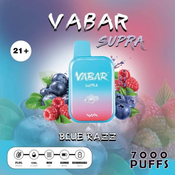 Vabar Supra 7000 Puffs Disposable Vape in Dubai UAE - Image 17