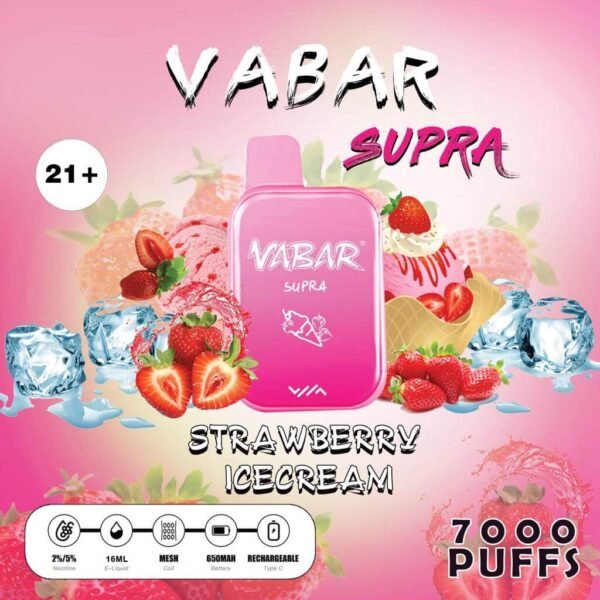 Vabar Supra 7000 Puffs Disposable Vape in Dubai UAE - Image 9