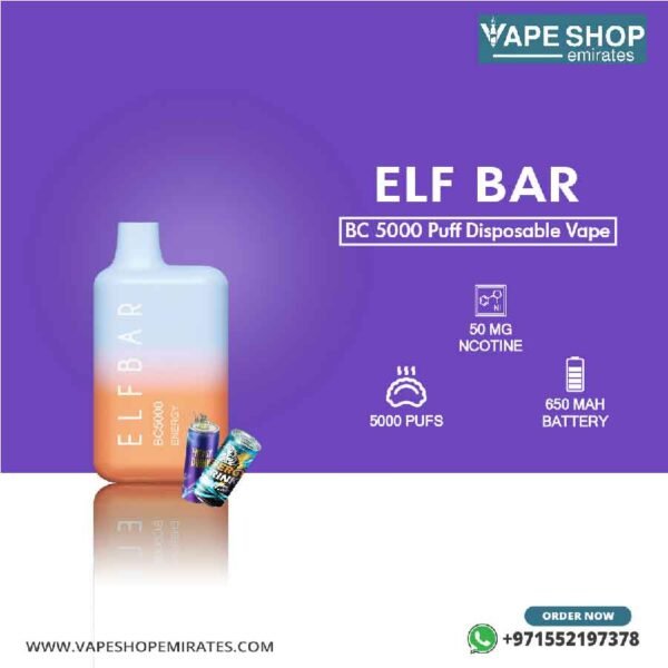 Elf Bar Bc 5000 Puffs Disposable Vape in UAE - Image 3
