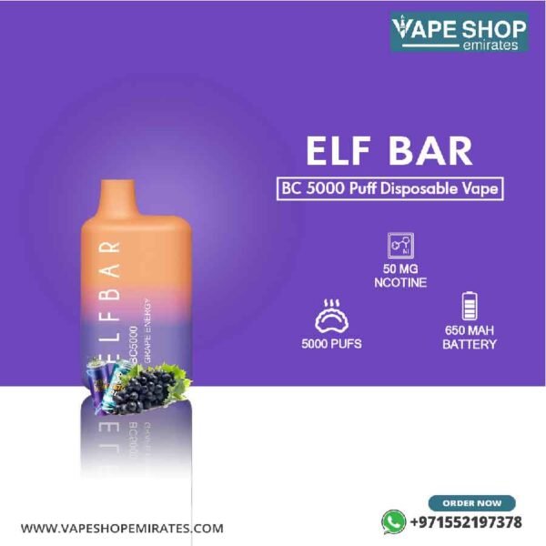 Elf Bar Bc 5000 Puffs Disposable Vape in UAE - Image 5