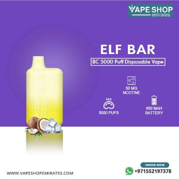 Elf Bar Bc 5000 Puffs Disposable Vape in UAE - Image 6