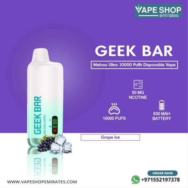 GEEK BAR Meloso Ultra 10000 Puffs Disposable Vape in UAE - Image 5