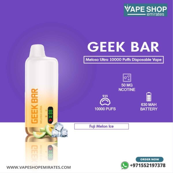 GEEK BAR Meloso Ultra 10000 Puffs Disposable Vape in UAE - Image 3