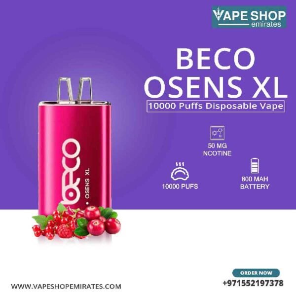 Beco OSENS XL 10000 Puffs Disposable Vape in UAE