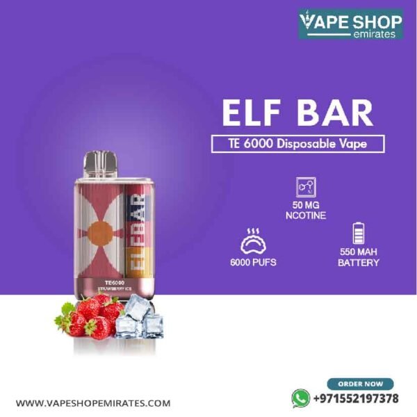 Elf Bar TE 6000 Puffs Disposable Vape in UAE - Image 6