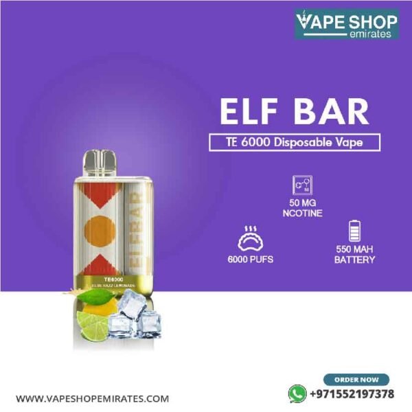 Elf Bar TE 6000 Puffs Disposable Vape in UAE - Image 8
