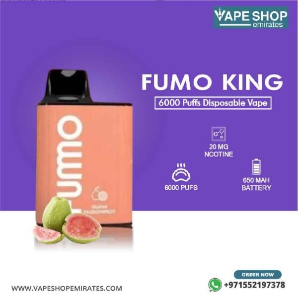 Fumo King 6000 Puffs Disposable Vape in UAE - Image 4