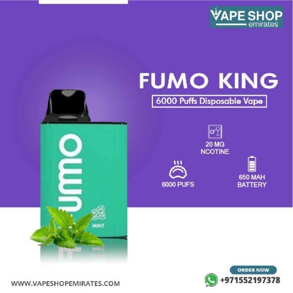 Fumo King 6000 Puffs Disposable Vape in UAE - Image 6