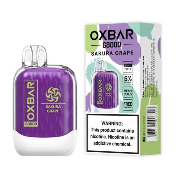OXBAR G8000 Puffs Disposable Vape in Dubai UAE - Image 8