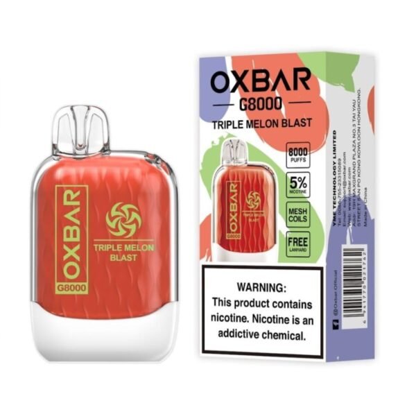 OXBAR G8000 Puffs Disposable Vape in Dubai UAE - Image 3