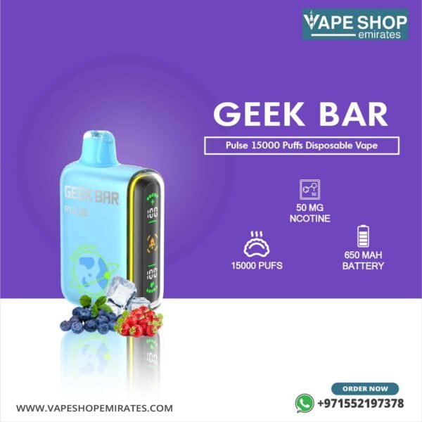 GEEK Bar Pulse 15000 Puffs Disposable Vape In UAE - Image 4
