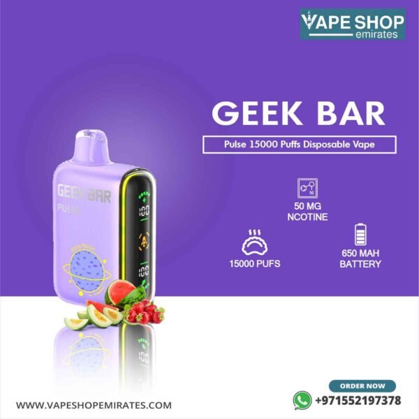 GEEK Bar Pulse 15000 Puffs Disposable Vape In UAE - Image 7