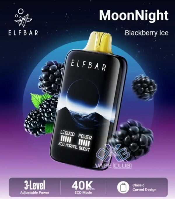 ELF BAR Moon Night 40000 Puffs 50MG Disposable Vape in Dubai UAE