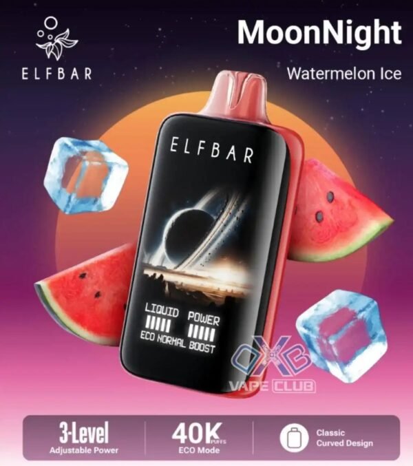 ELF BAR Moon Night 40000 Puffs 50MG Disposable Vape in Dubai UAE